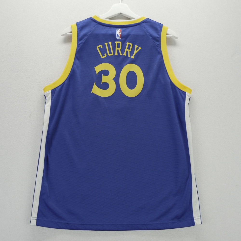 Nike Stephen Curry Golden State Warriors Blue Jersey Youth XL 18/20 BZ2P